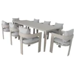Como 8-Seater Outdoor Dining Set - Light
